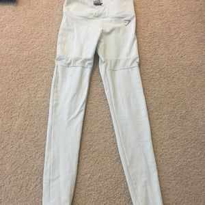 Gymshark x Nikki b duck egg blue leggings